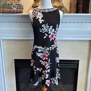WHBM EMBROIDERED DRESS